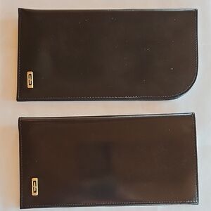 NWT - Gary's Leather Checkbook & Eyeglass Holder